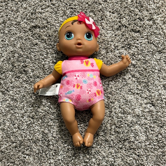 Charming Baby Doll with Pink and Yellow Outfit - Picture 1 of 1